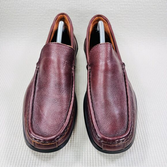 Vincenti Soft Calfskin Leather Driving Loafers Slip On Vero Cuoio Mens Size 9.5 main image 7
